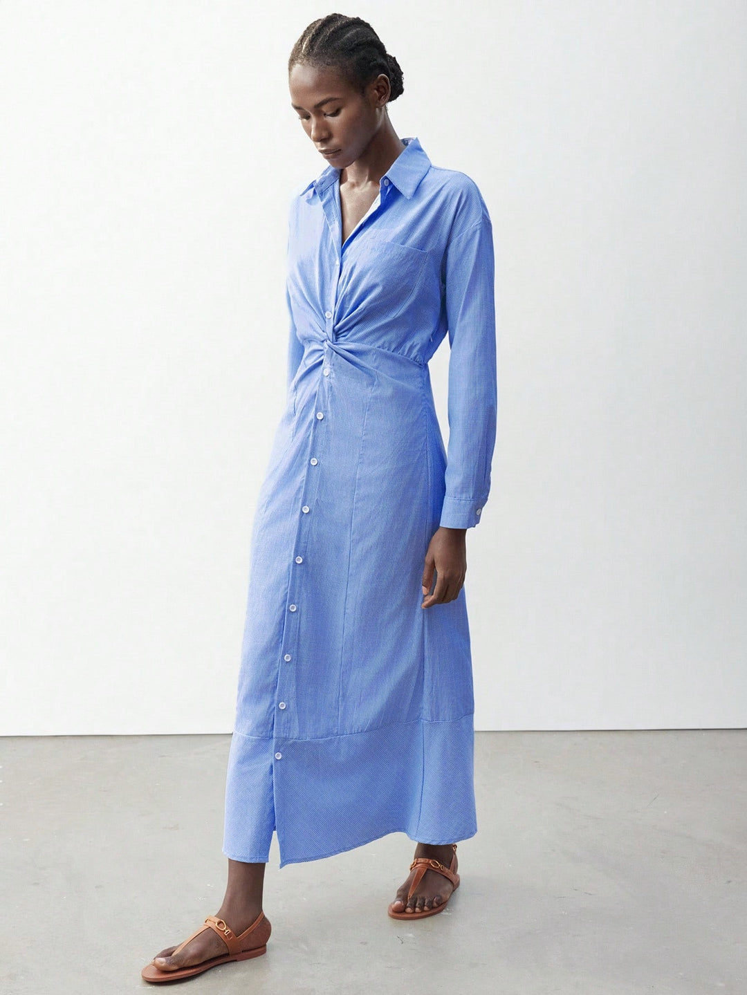 Rochie maxi SHEIN, albastru