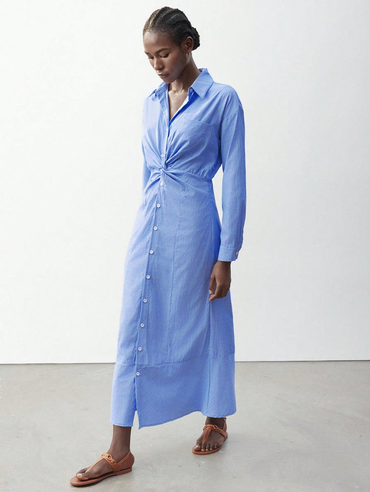 Rochie maxi SHEIN, albastru