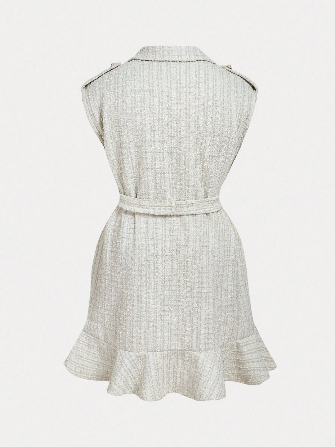 SHEIN mini ruha, krém
