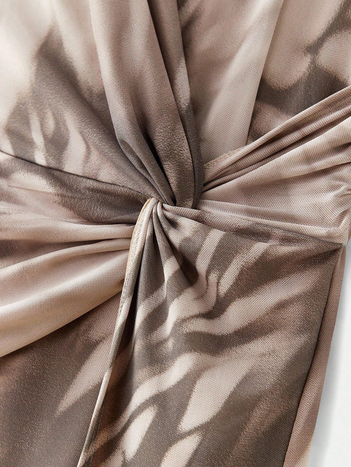 Rochie maxi SHEIN, maro