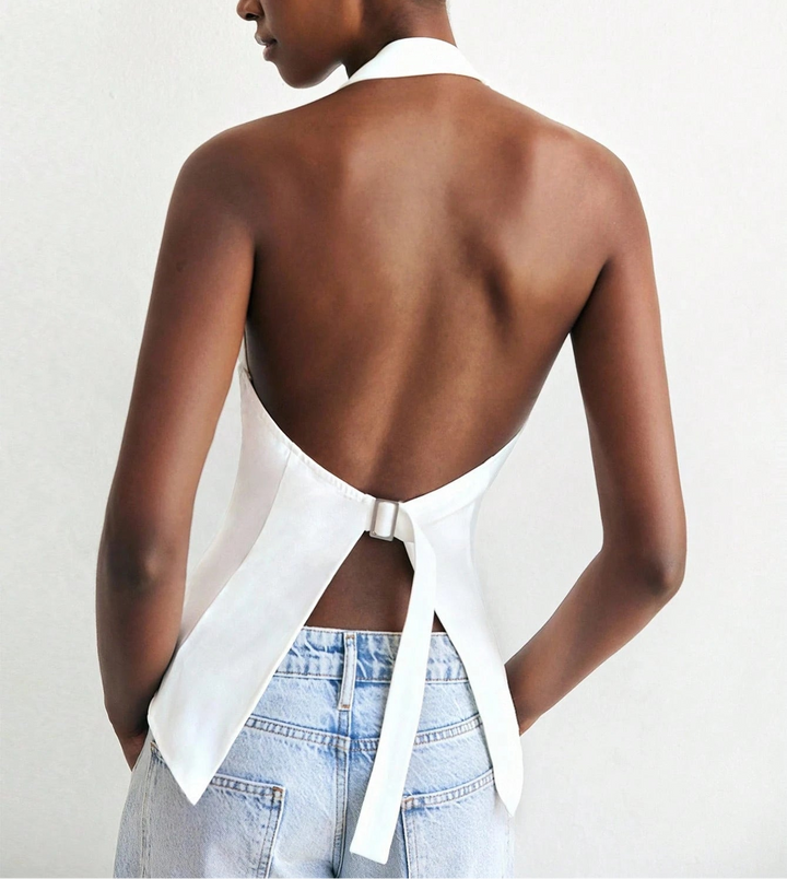 Top SHEIN, alb
