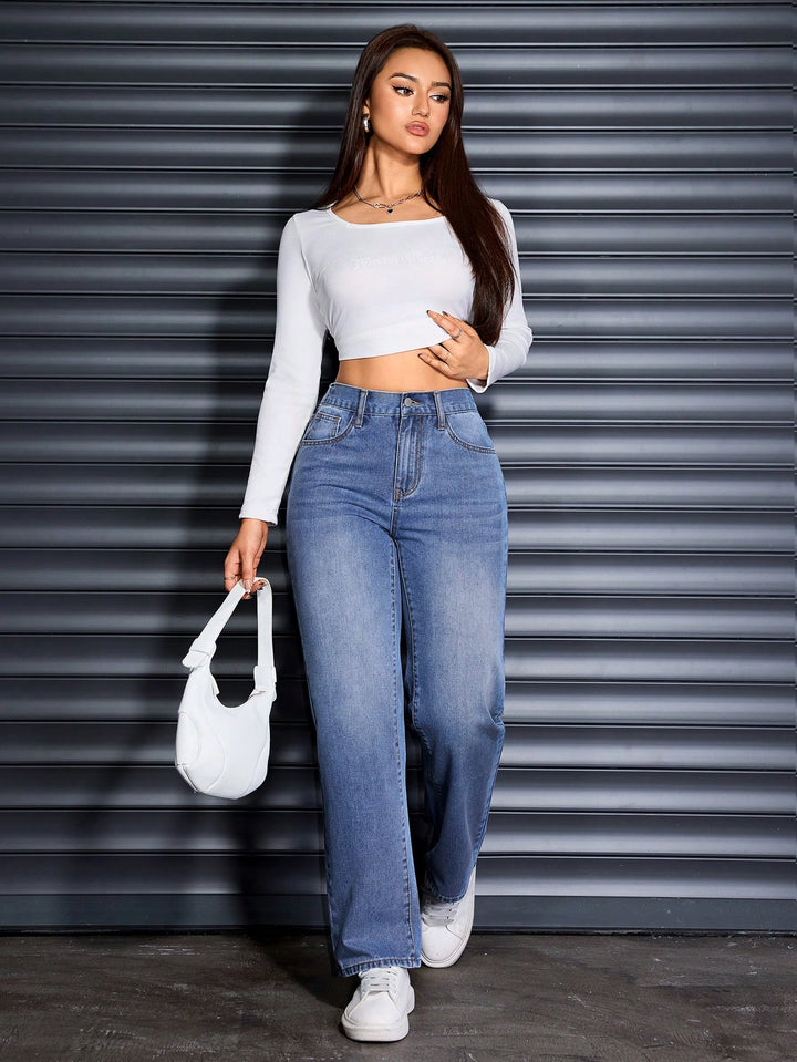 Jeans SHEIN, albastru