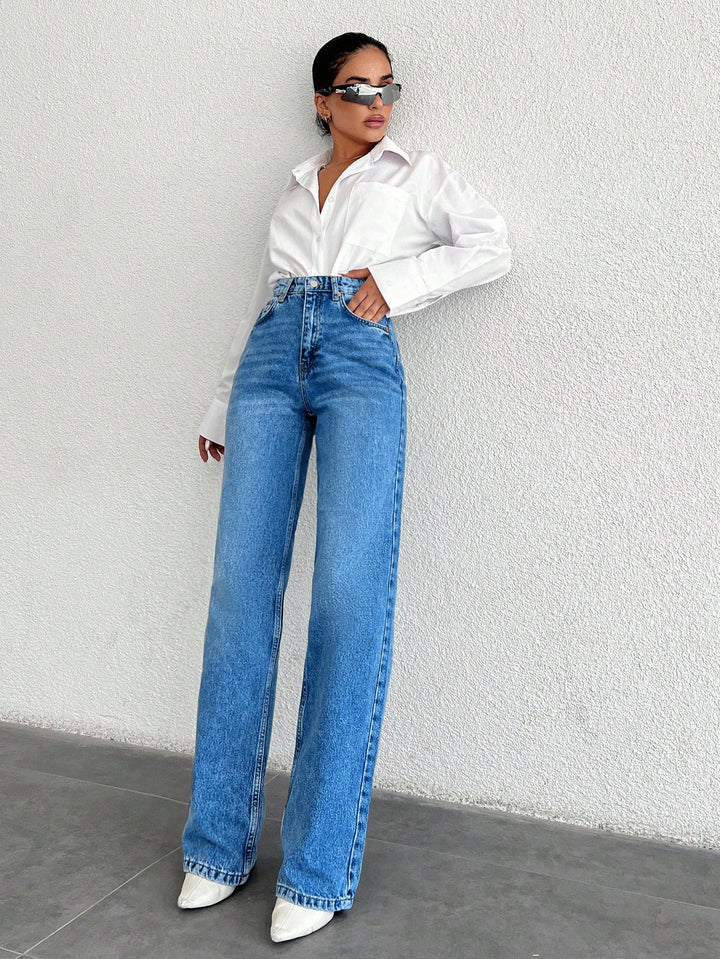 Jeans SHEIN, albastru