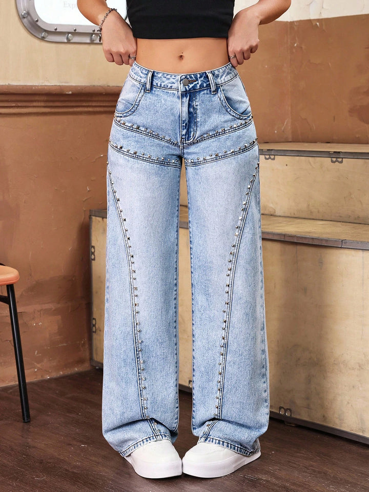 Jeans SHEIN, albastru