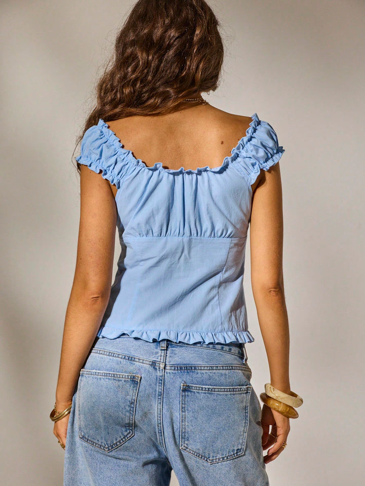 SHEIN kék top