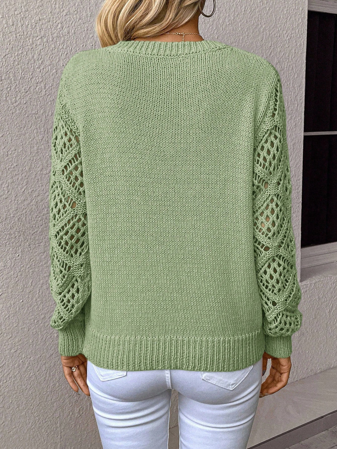 Pulover SHEIN, verde