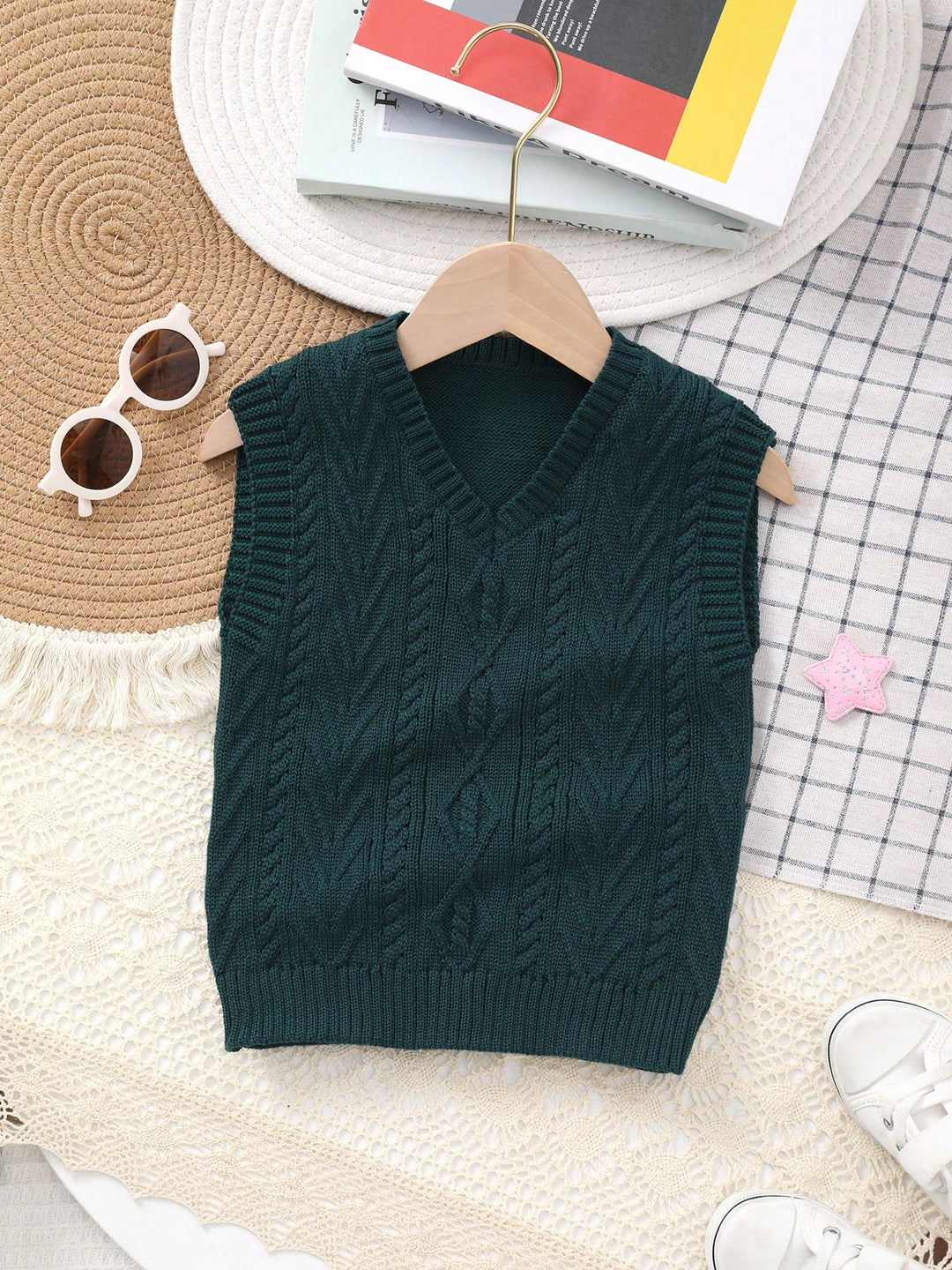 Pulover SHEIN, verde
