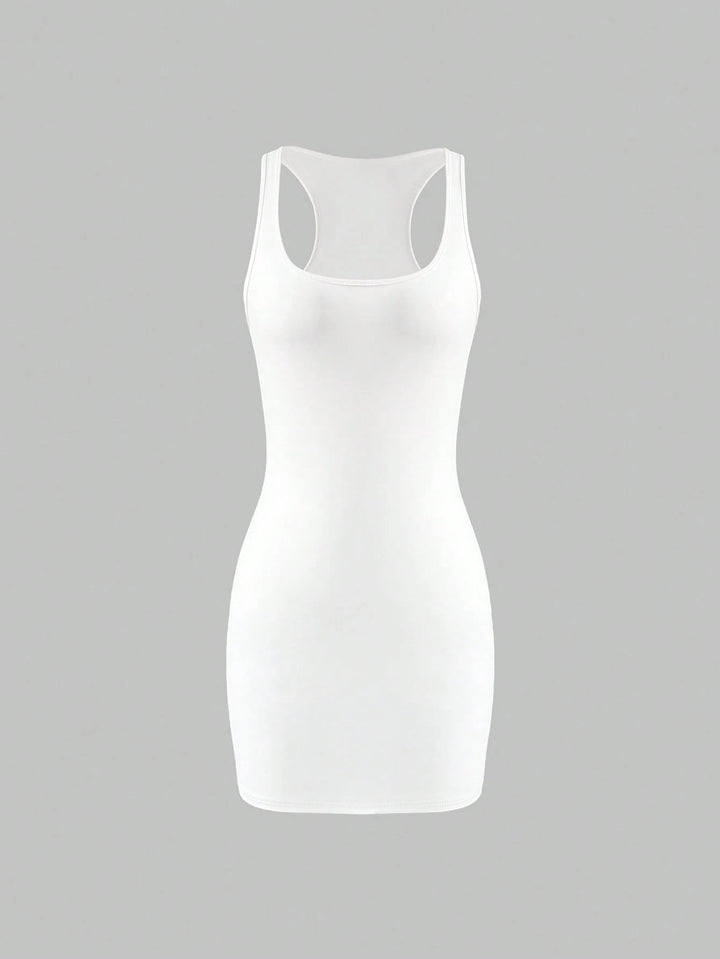 Rochie mini SHEIN, alb