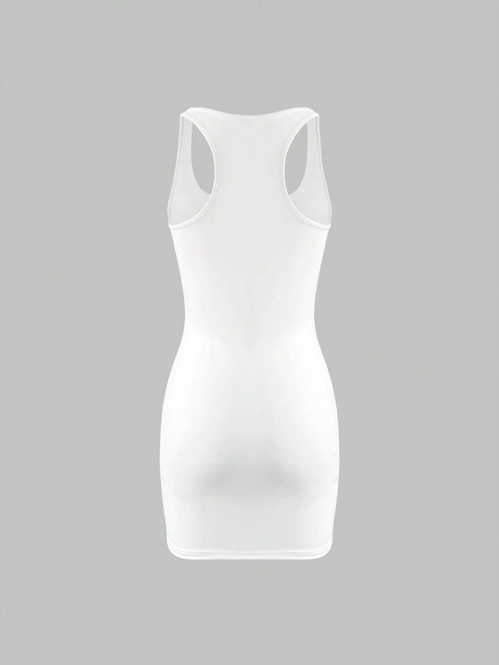 Rochie mini SHEIN, alb