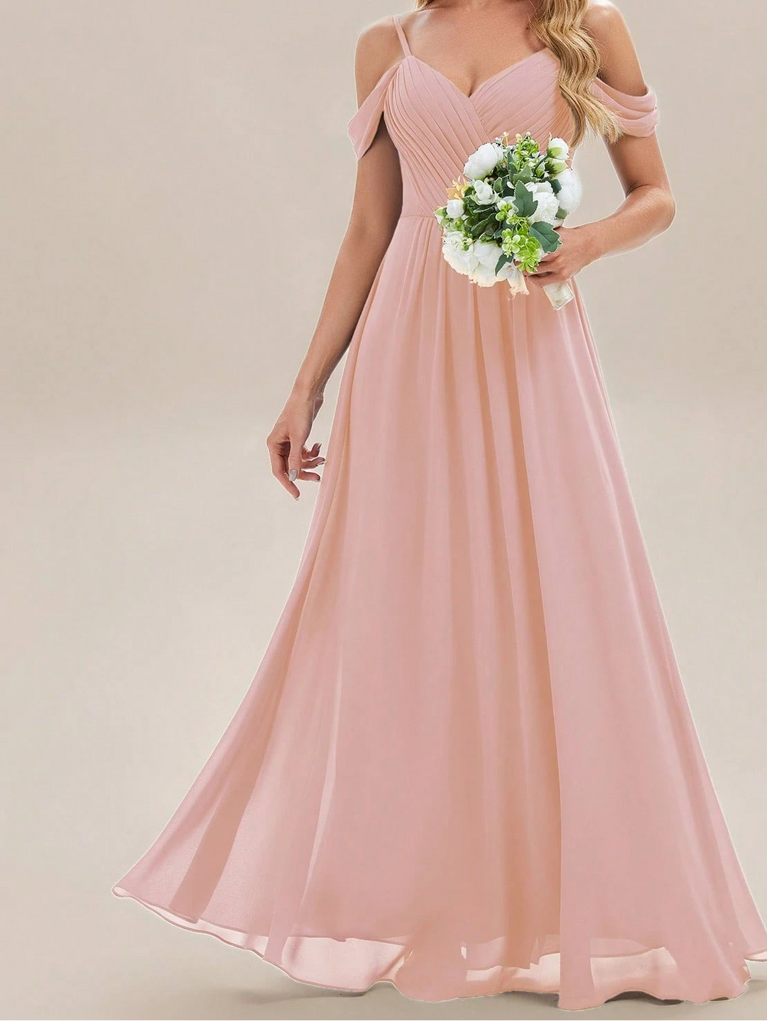 SHEIN maxi ruha, rózsaszín