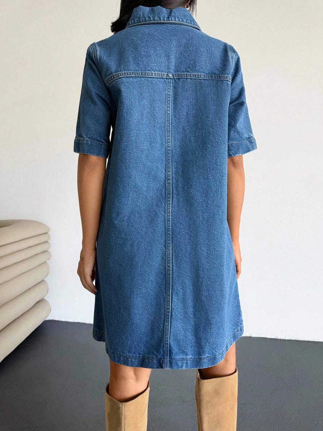 Shein farmerruha, kék