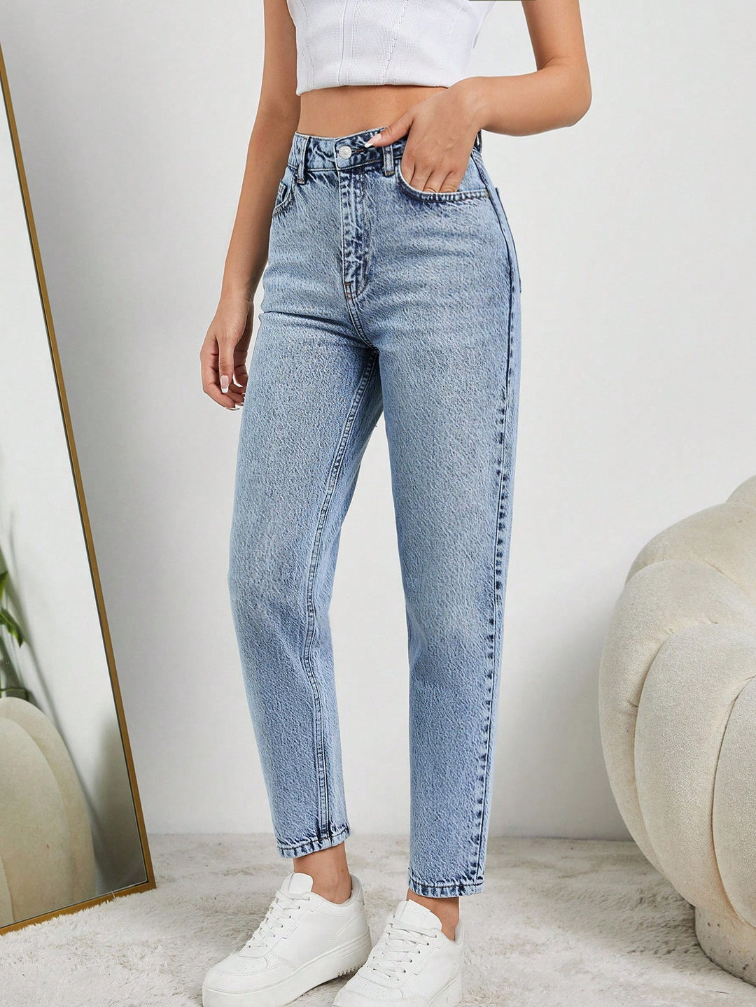 Jeans SHEIN, albastru