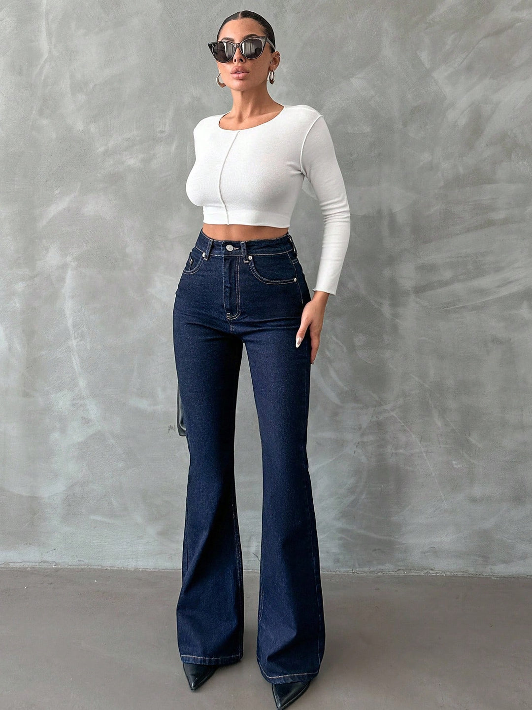 Jeans SHEIN, albastru