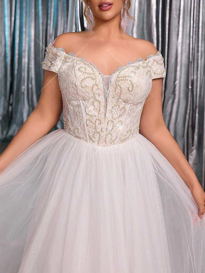 Rochie de mireasă SHEIN, alb