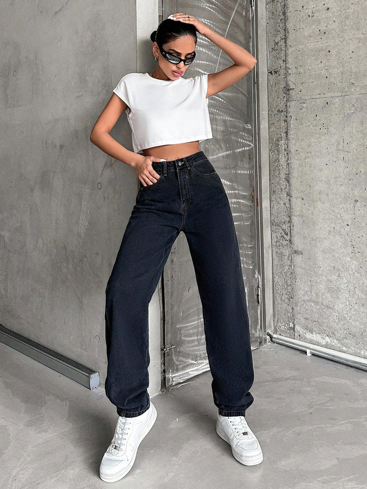 Jeans SHEIN, negru