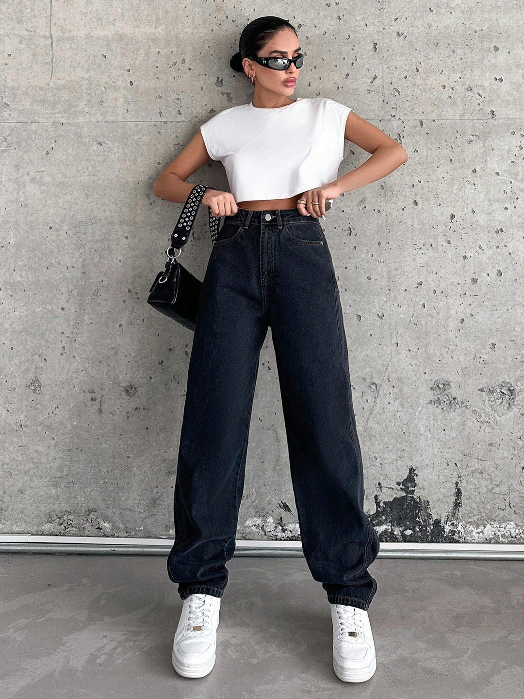 Jeans SHEIN, negru