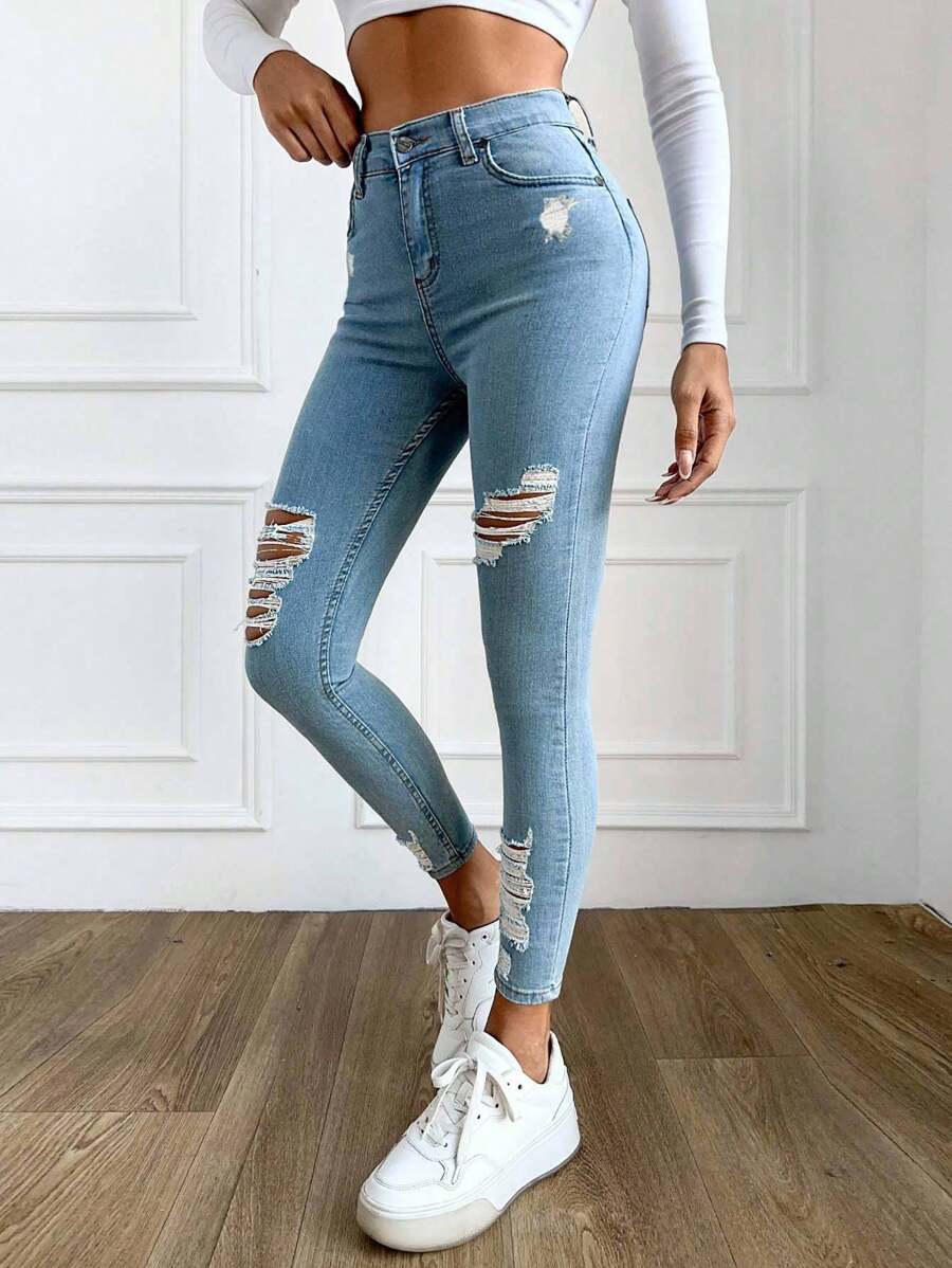 Jeans SHEIN, albastru