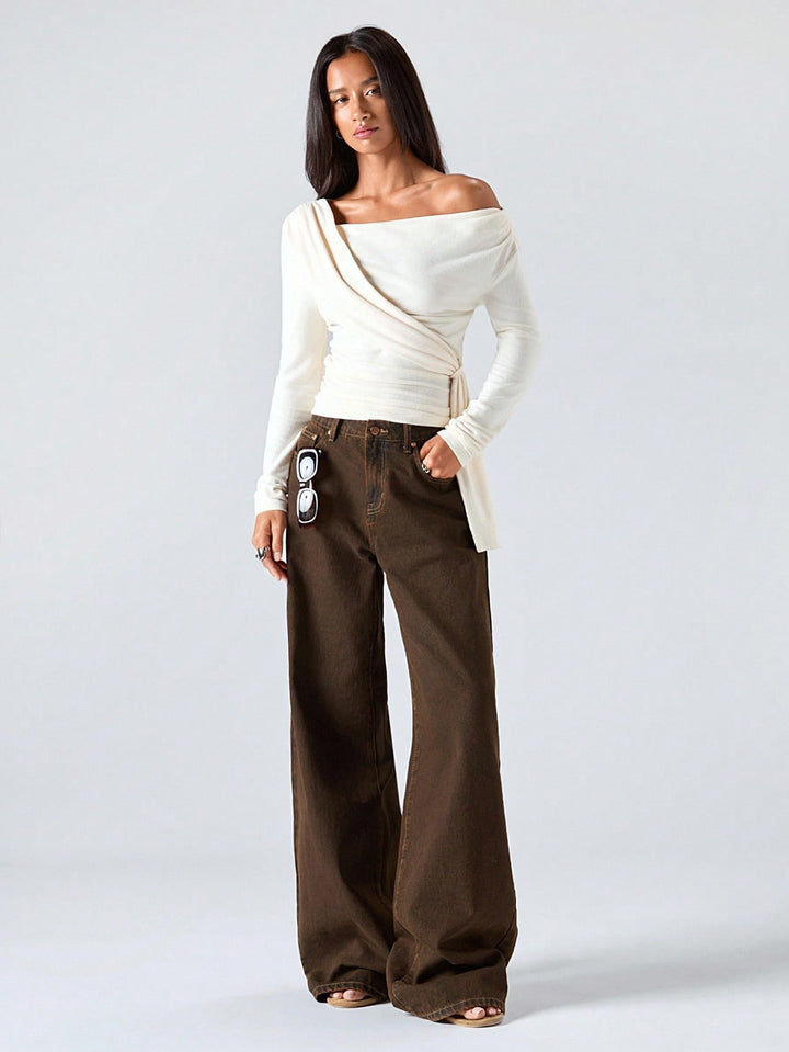 Tricou SHEIN, crem
