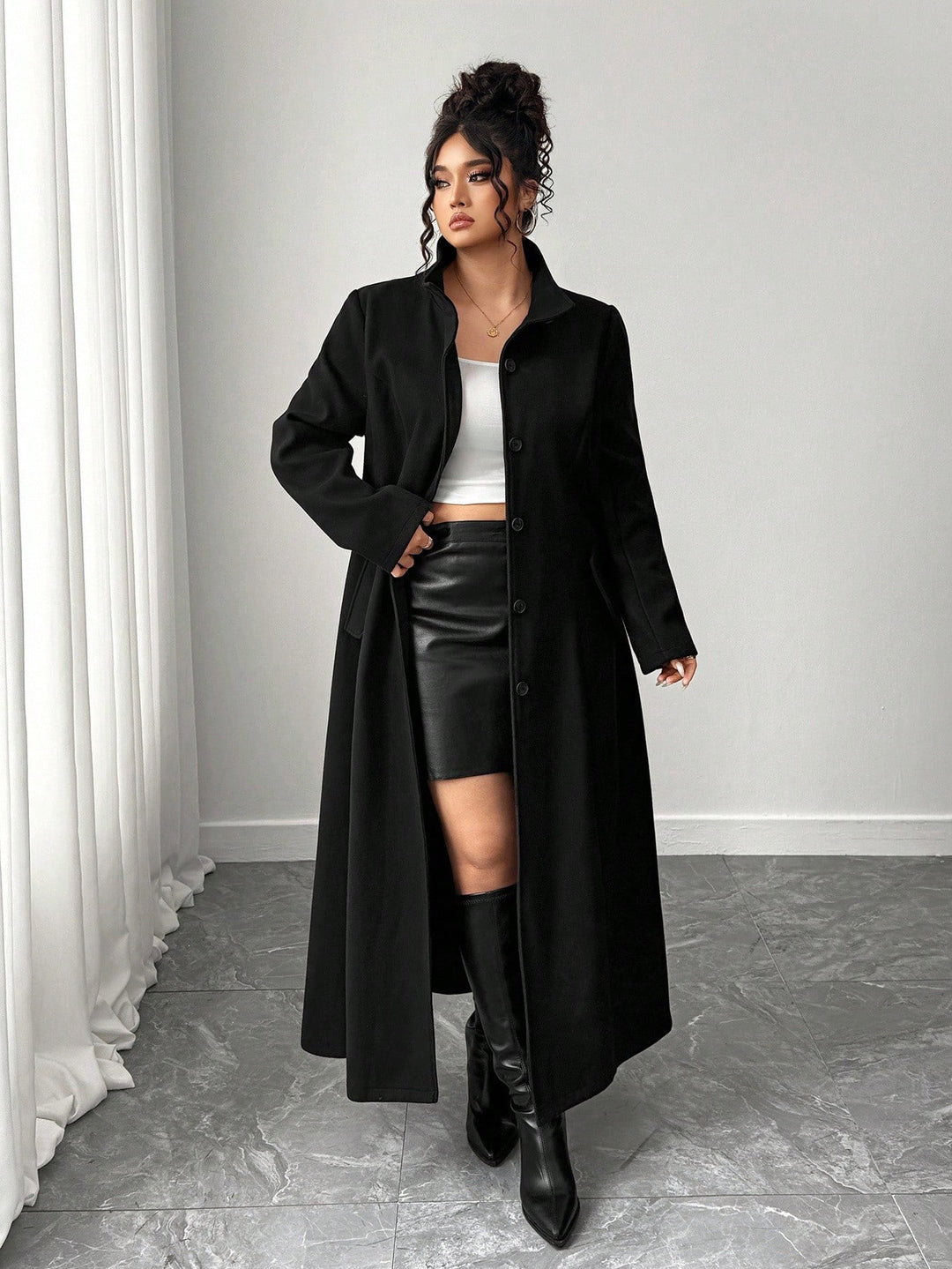 Palton SHEIN, negru