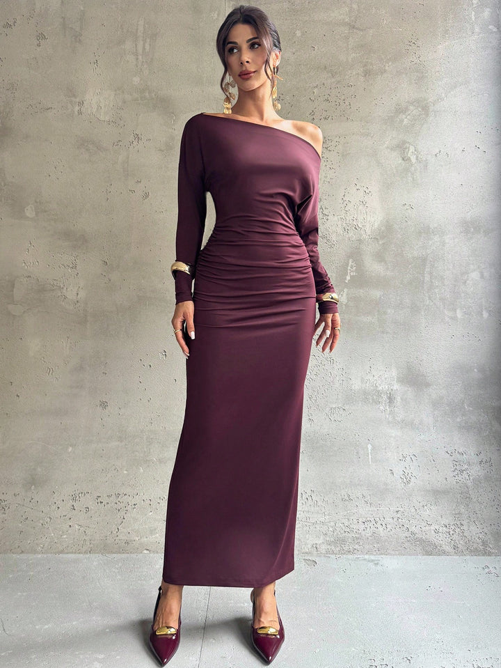 Rochie maxi SHEIN, vișiniu