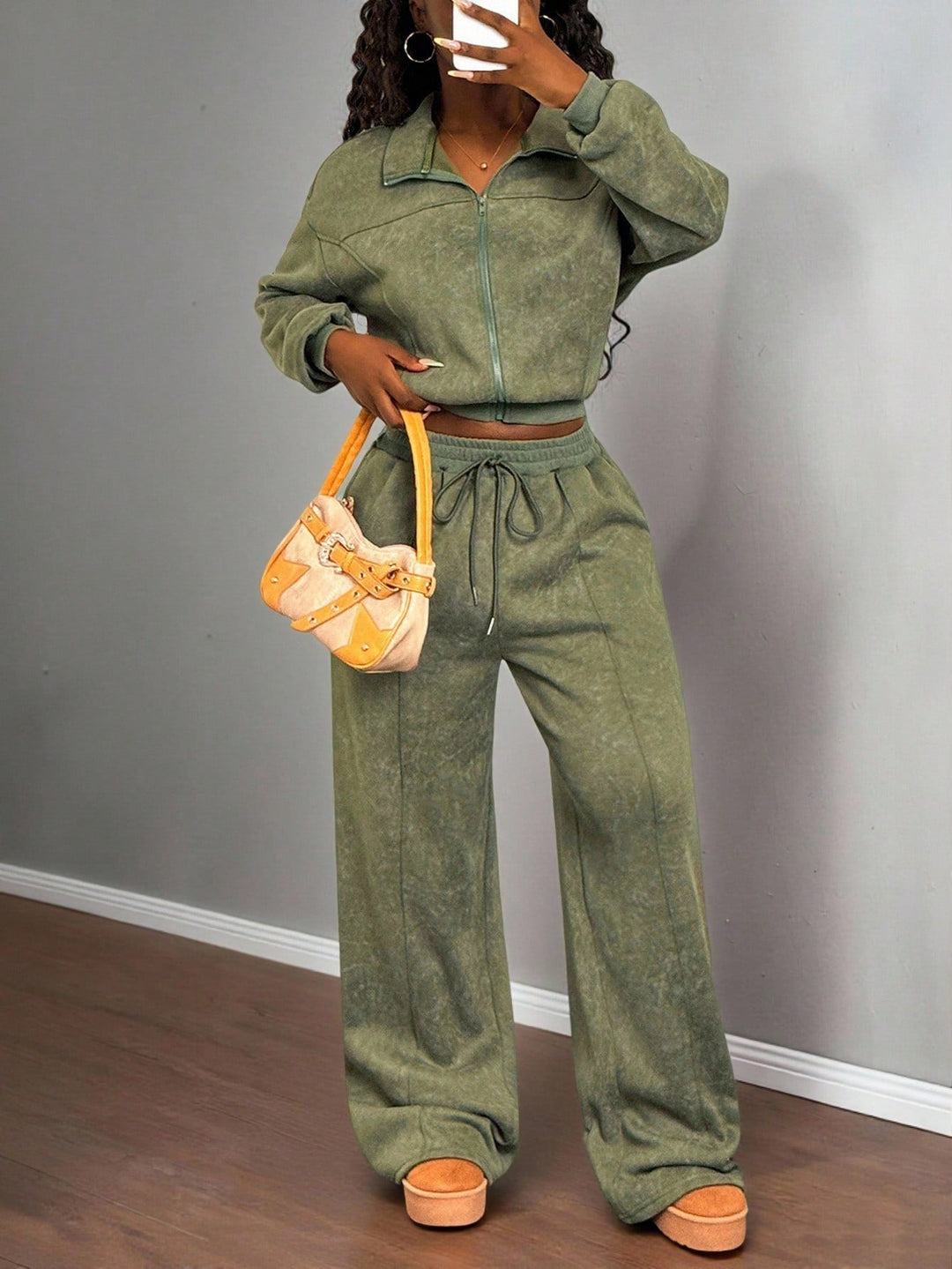 SHEIN szett, khaki