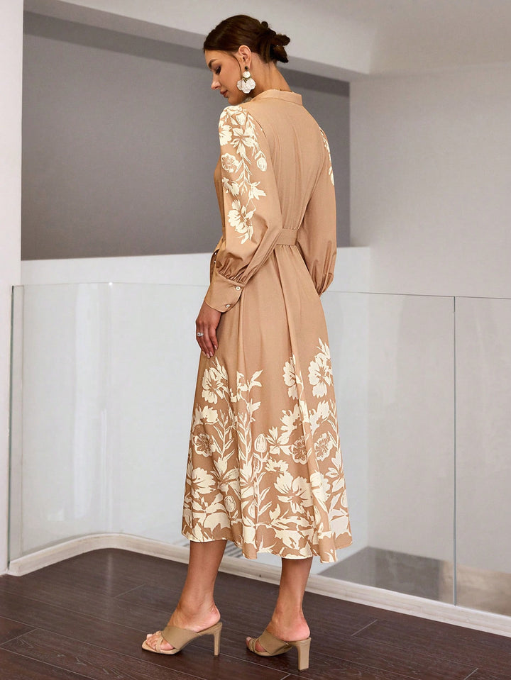 Rochie maxi SHEIN, kaki