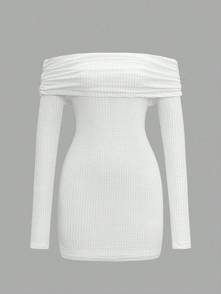 Rochie mini SHEIN, alb