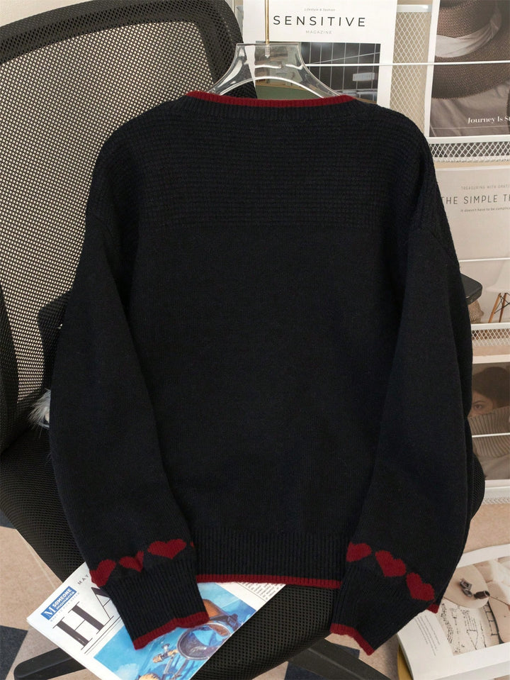 Pulover SHEIN, negru