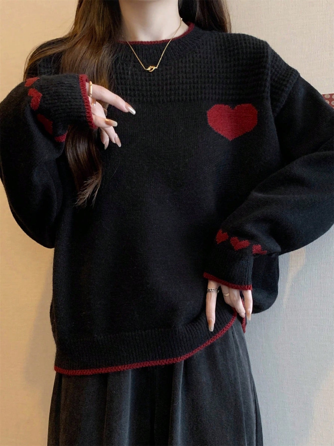Pulover SHEIN, negru