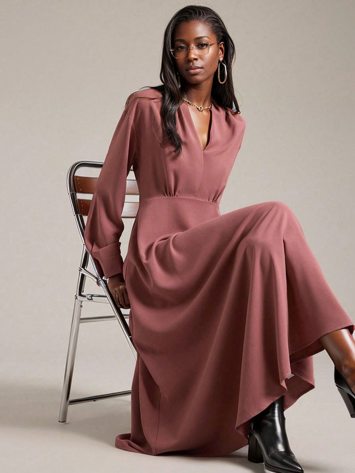 Rochie maxi SHEIN, roz