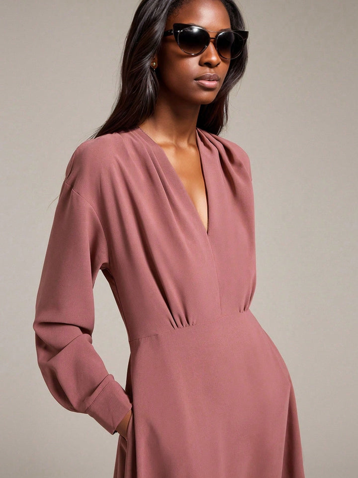 Rochie maxi SHEIN, roz