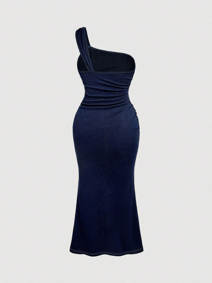 Shein Curve midiruha, kék
