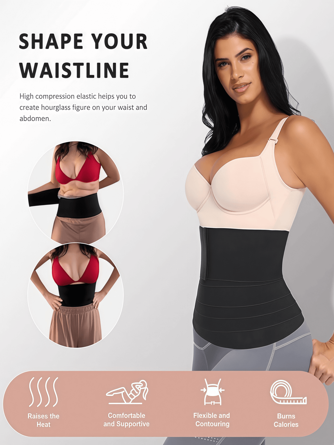 Corset modelator SHEIN, negru