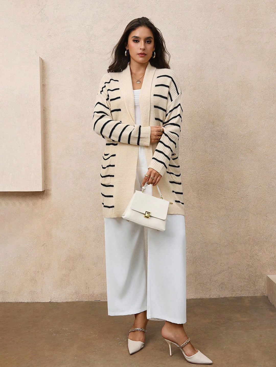 Cardigan SHEIN, bej