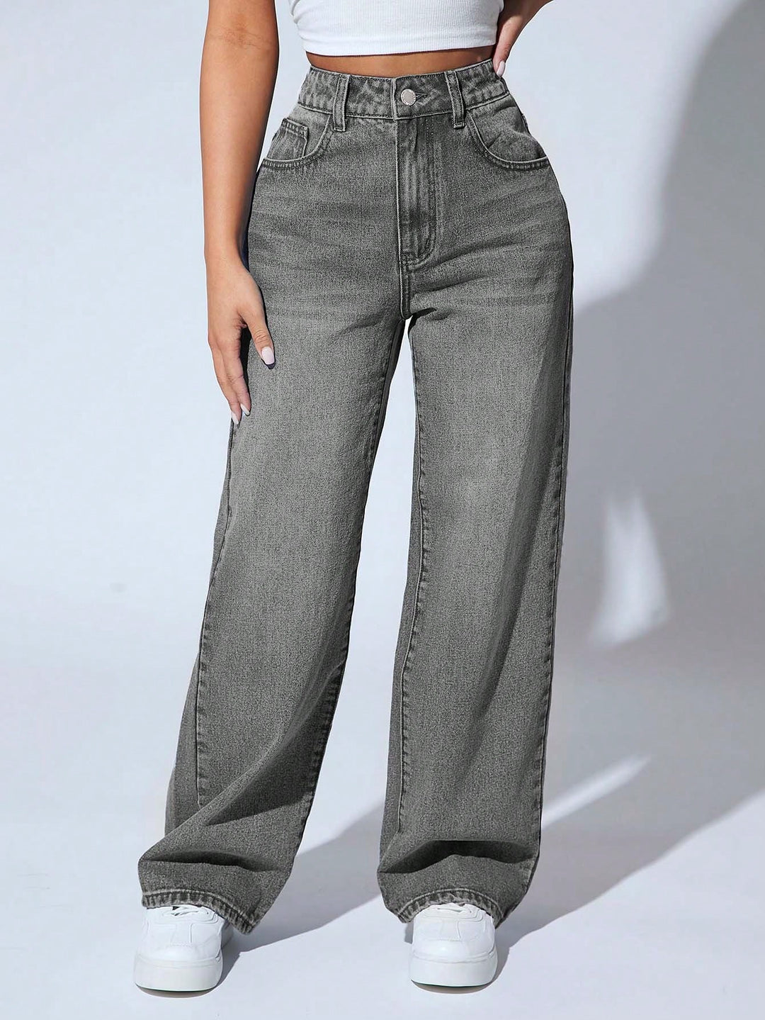 Jeans SHEIN, gri
