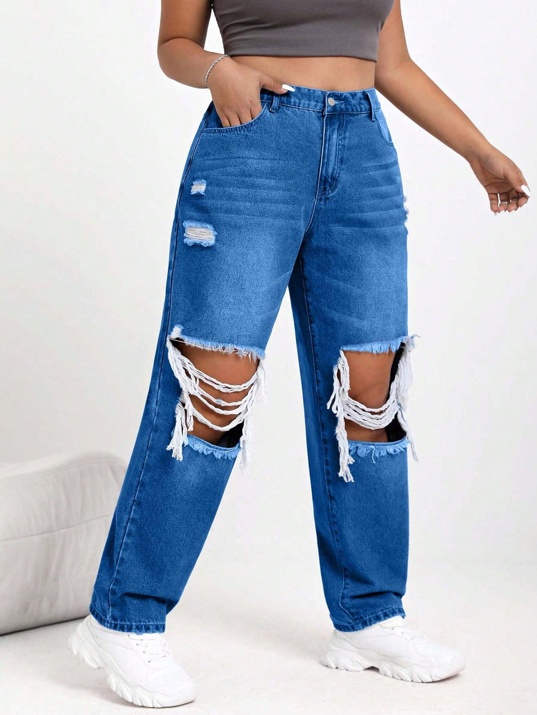 Jeans SHEIN, albastru