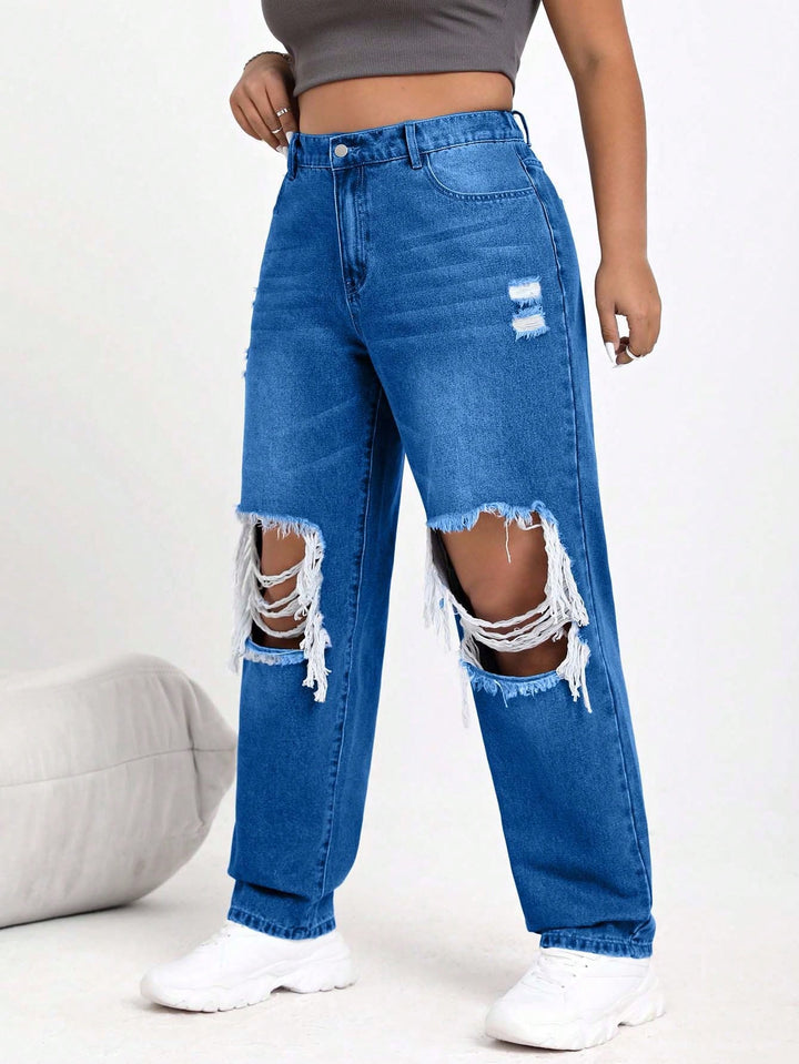 Jeans SHEIN, albastru