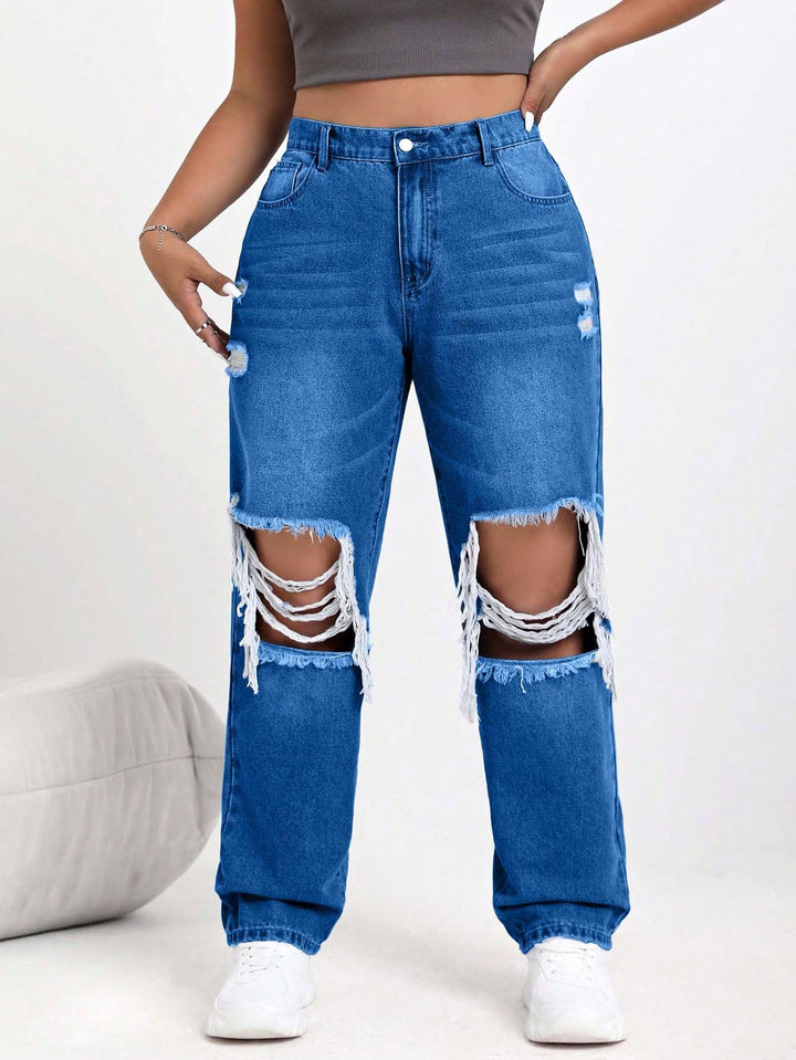 Jeans SHEIN, albastru