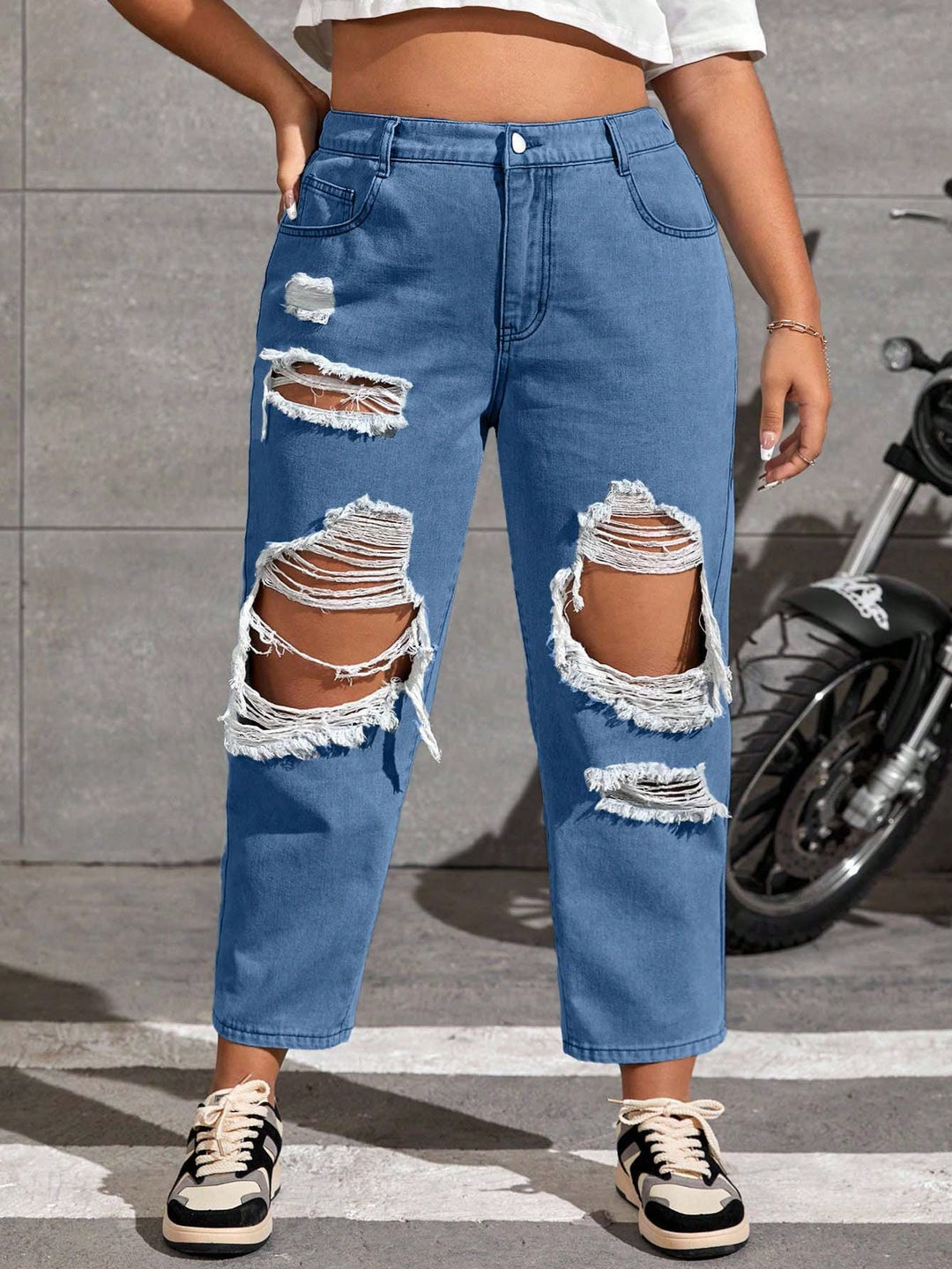 Jeans SHEIN, albastru