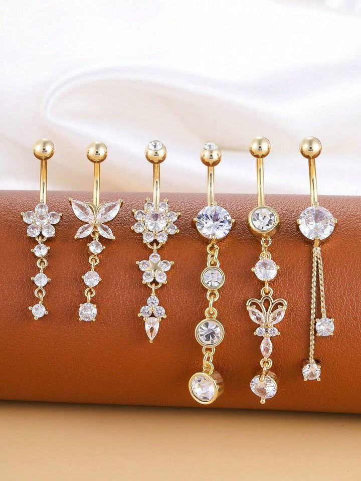 Set piercing SHEIN, auriu