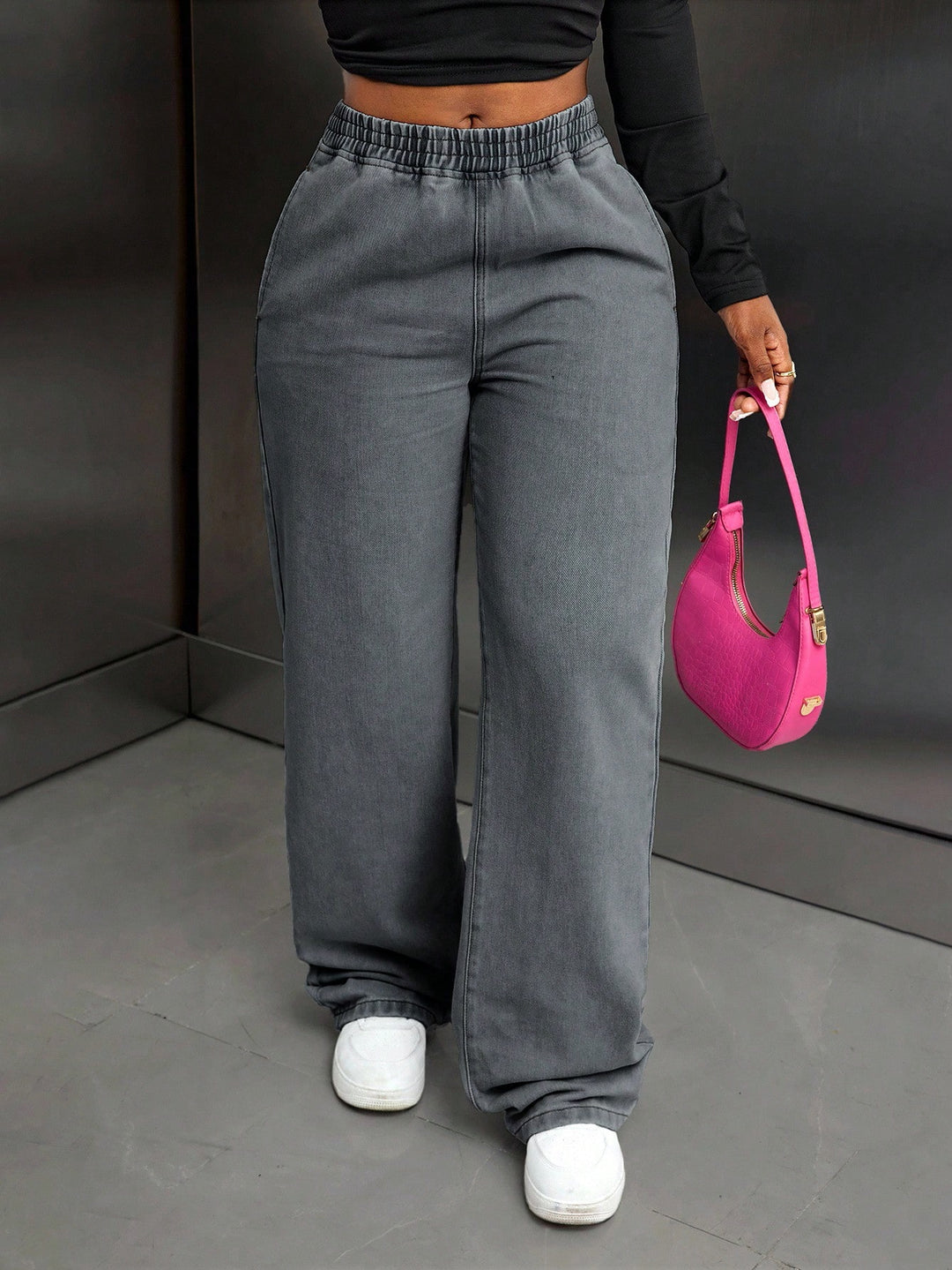 Jeans SHEIN, gri