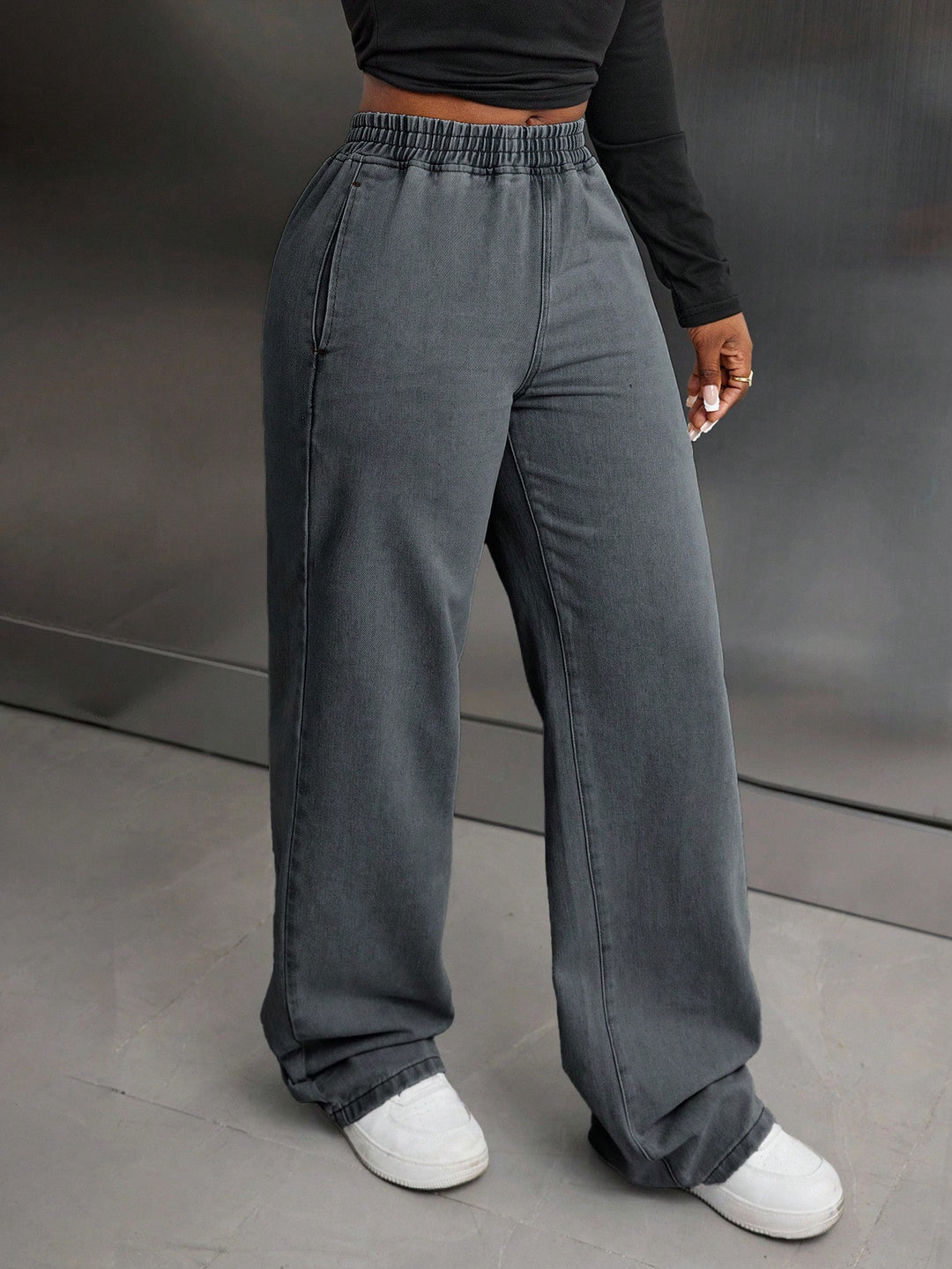 Jeans SHEIN, gri