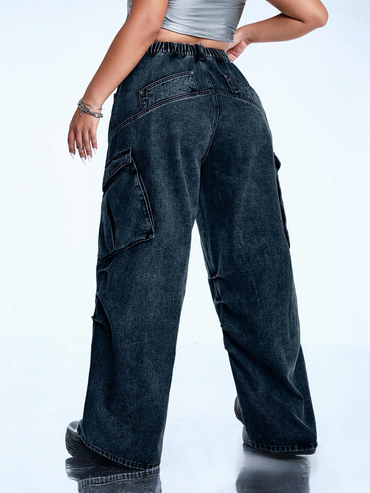 Jeans SHEIN, albastru
