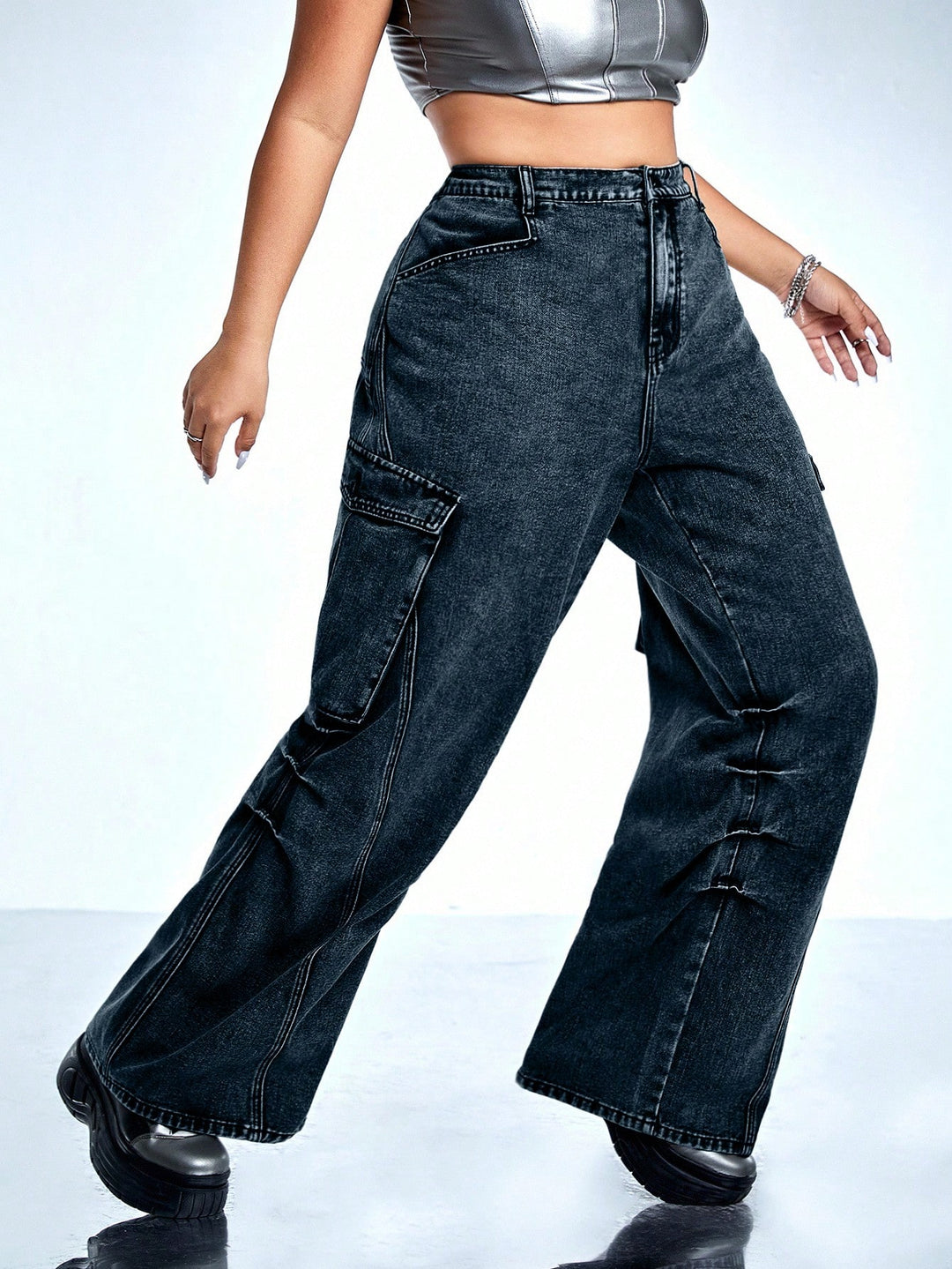 Jeans SHEIN, albastru