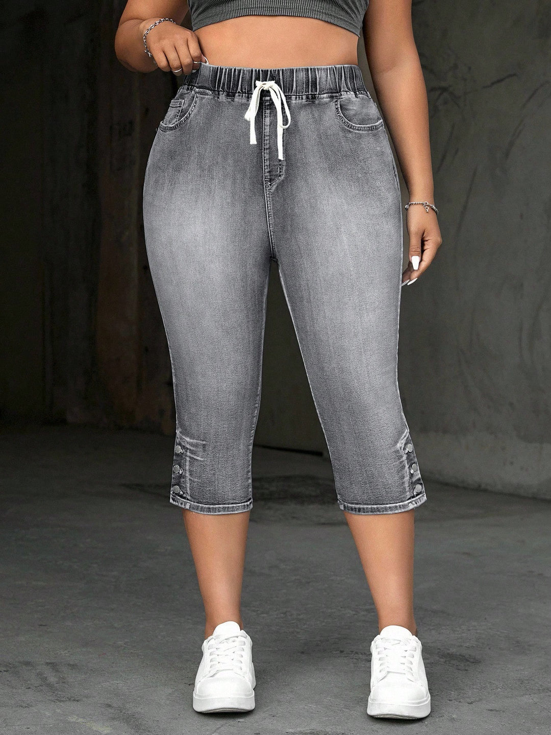 Jeans SHEIN, gri