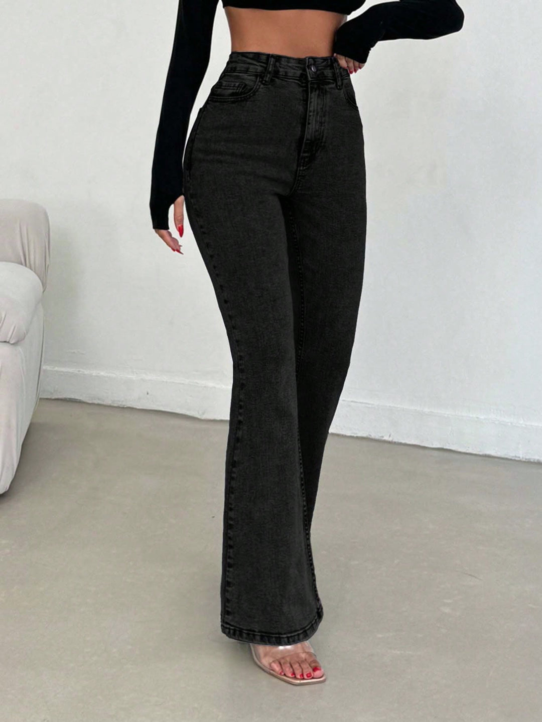 Jeans SHEIN, negru