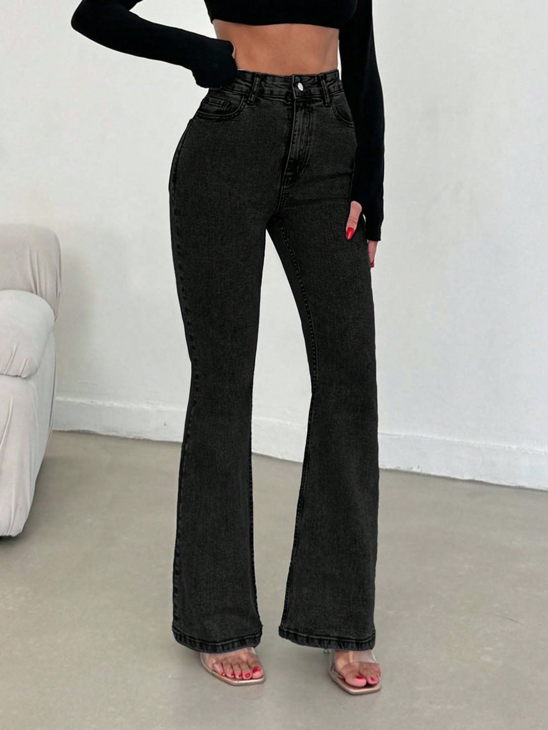 Jeans SHEIN, negru