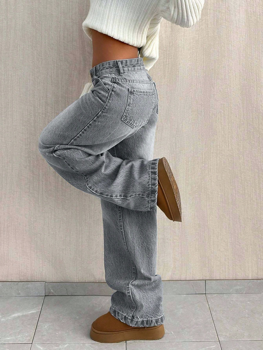 Jeans SHEIN, gri