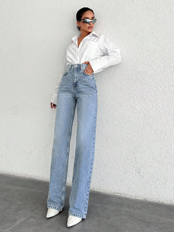 Jeans SHEIN, albastru