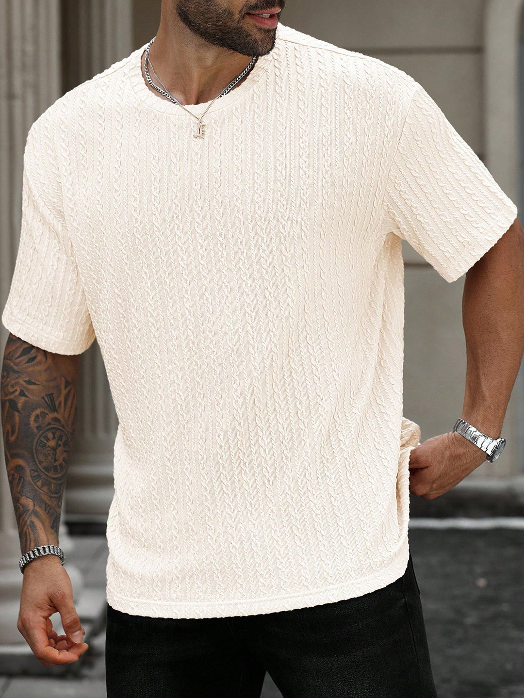 Tricou SHEIN, portocaliu
